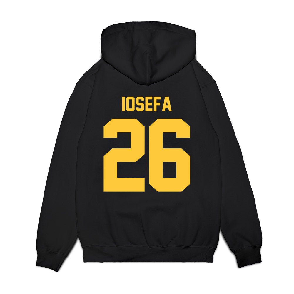 Arizona State - NCAA Football : Isaiah Iosefa - Vintage Helmet Premium Hooded Sweatshirt-1