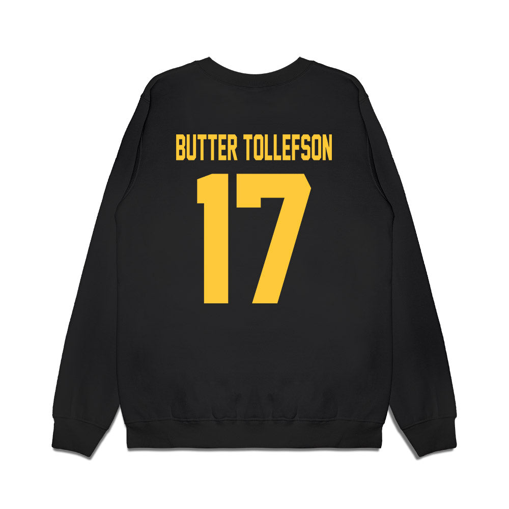 Arizona State - NCAA Football : Michael "Butter" Tollefson - Vintage Helmet Premium Crewneck Sweatshirt-1