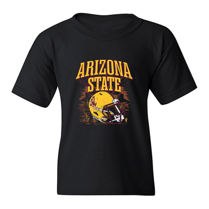 Arizona State - NCAA Football : My'Keil Gardner - Vintage Helmet Youth T-Shirt-0