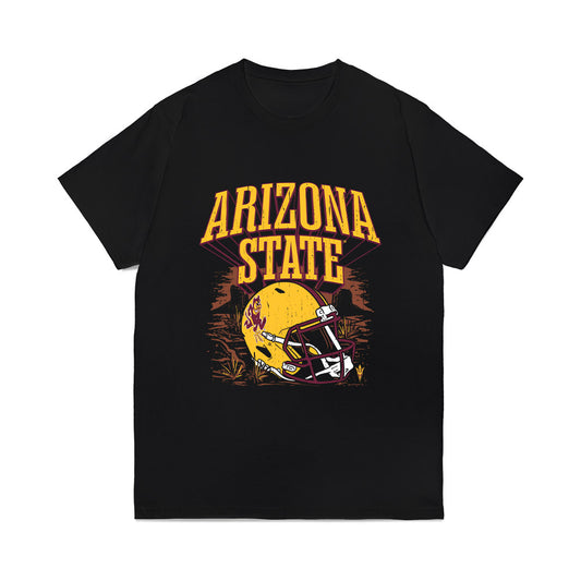 Arizona State - NCAA Football : Blazen Lono-Wong - Vintage Helmet Comfort Colors T-Shirt-0