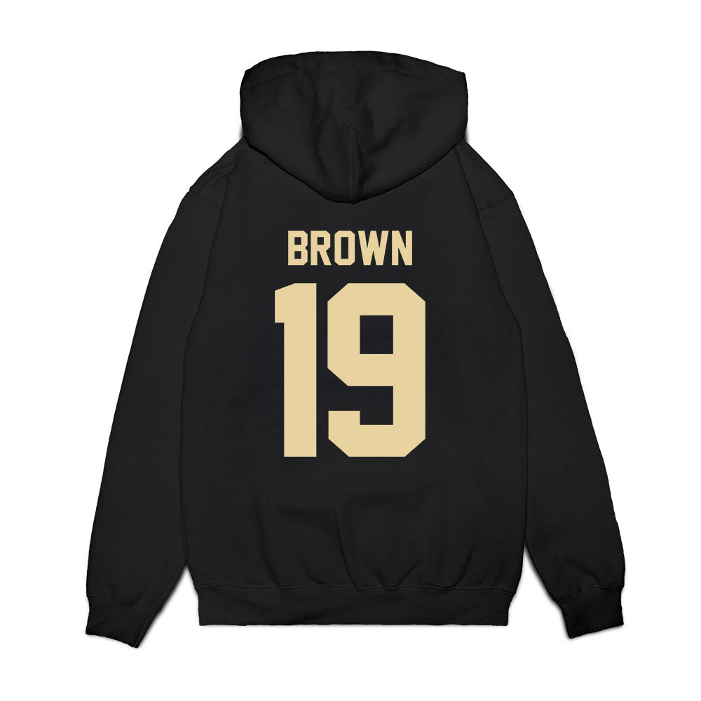 Boston College - NCAA Football : Kelvin Brown - Vintage Helmet Premium Hooded Sweatshirt-1