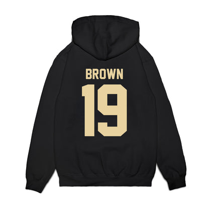 Boston College - NCAA Football : Kelvin Brown - Vintage Helmet Premium Hooded Sweatshirt-1