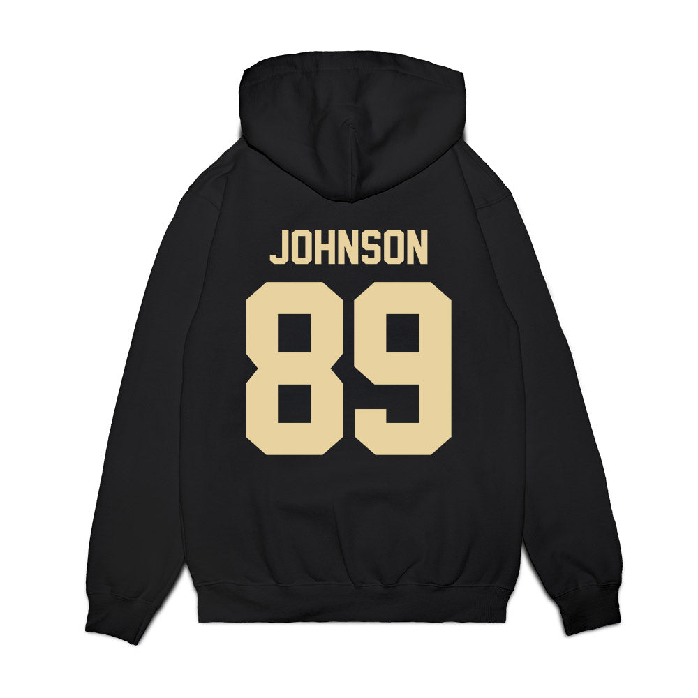 Boston College - NCAA Football : DJ Johnson - Vintage Helmet Premium Hooded Sweatshirt-1