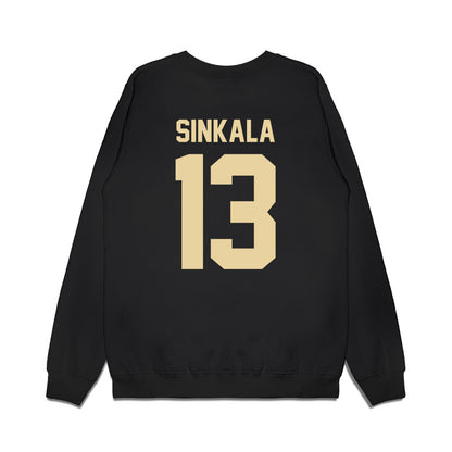Boston College - NCAA Football : Njita Sinkala - Vintage Helmet Premium Crewneck Sweatshirt-1