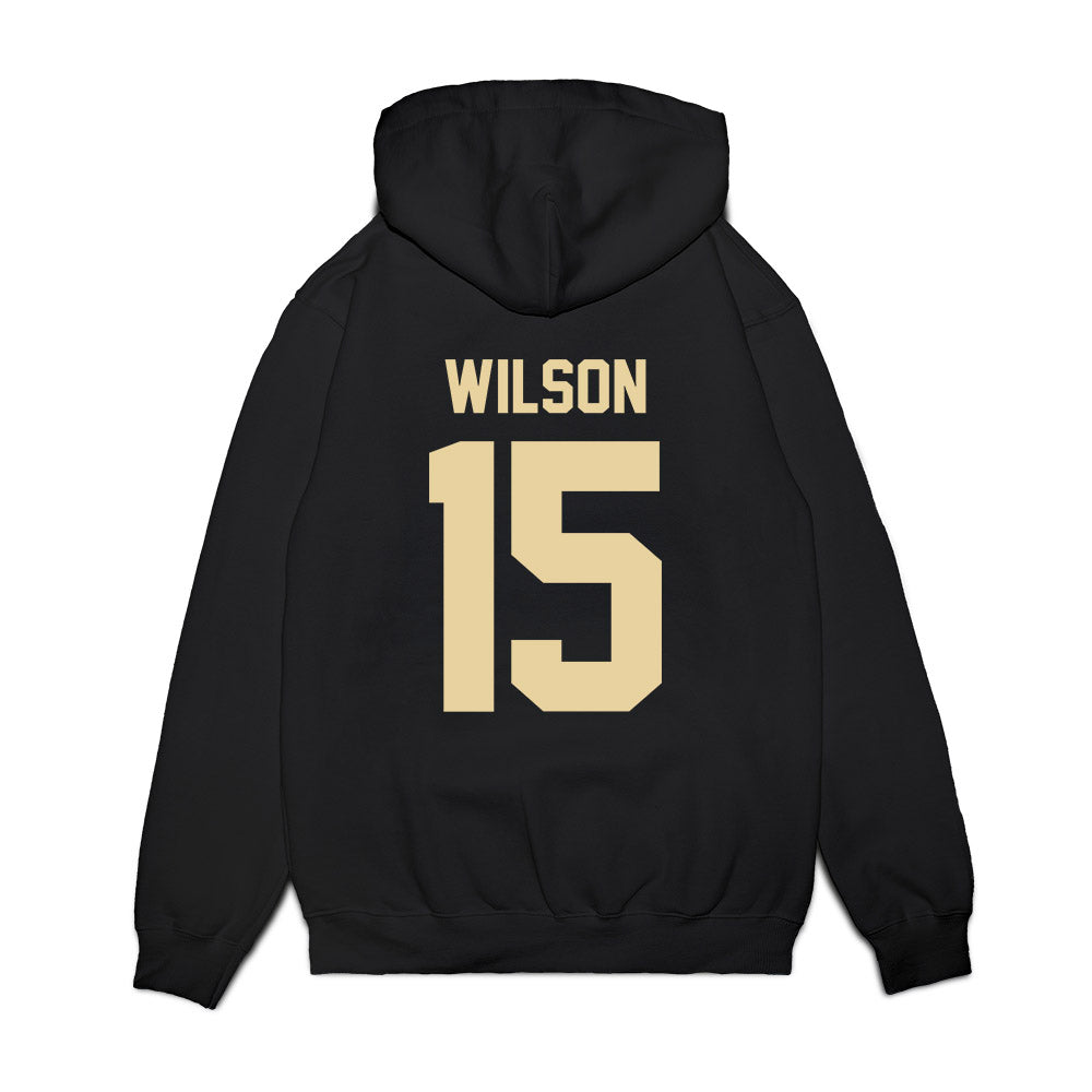 Boston College - NCAA Football : Grayson Wilson - Vintage Helmet Premium Hooded Sweatshirt-1