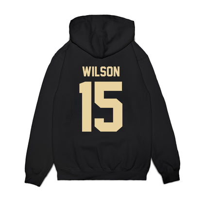 Boston College - NCAA Football : Grayson Wilson - Vintage Helmet Premium Hooded Sweatshirt-1