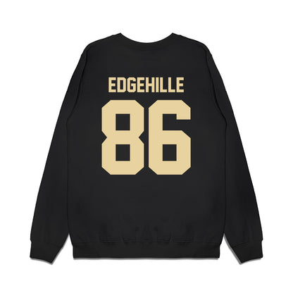Boston College - NCAA Football : Danny Edgehille - Vintage Helmet Premium Crewneck Sweatshirt-1
