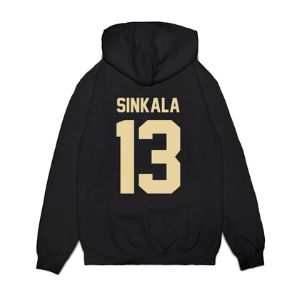 Boston College - NCAA Football : Njita Sinkala - Vintage Helmet Premium Hooded Sweatshirt-1
