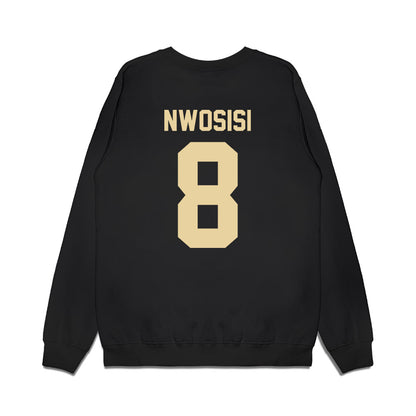 Boston College - NCAA Football : Onye Nwosisi - Vintage Helmet Premium Crewneck Sweatshirt-1