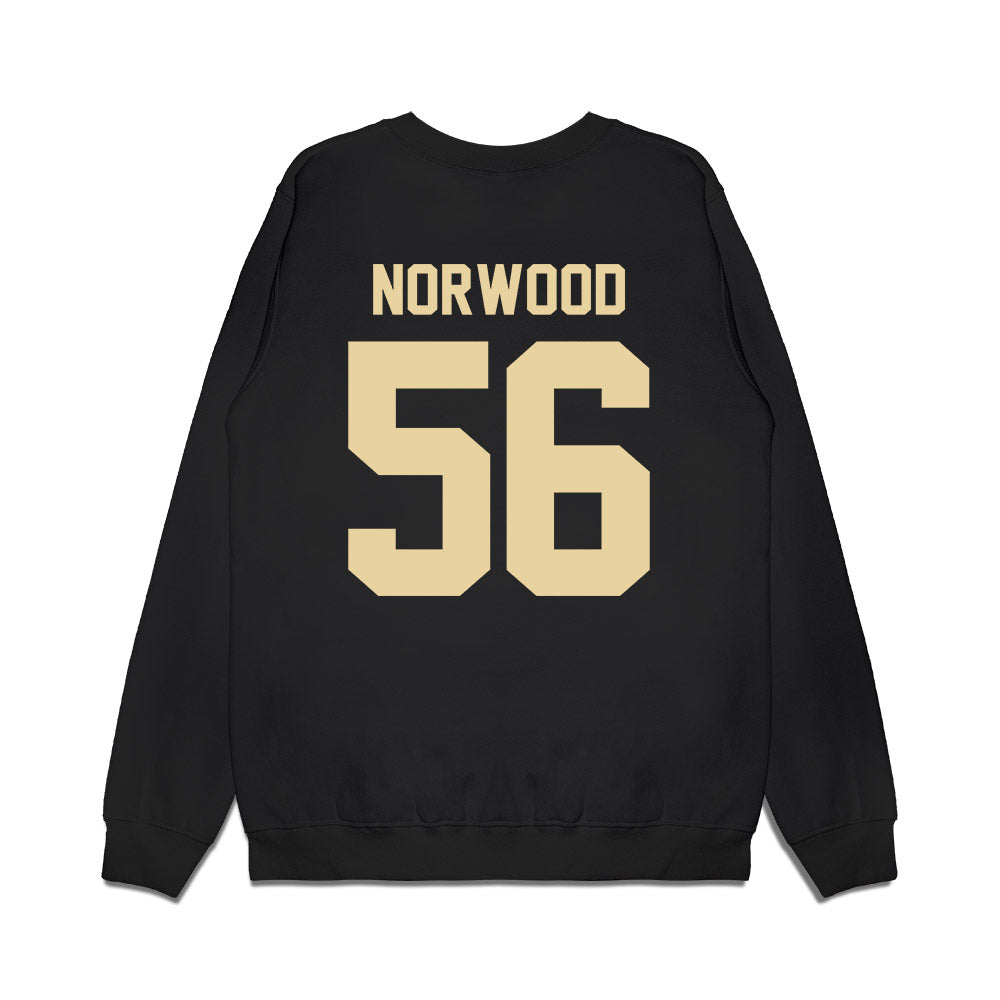 Boston College - NCAA Football : Jani Norwood - Vintage Helmet Premium Crewneck Sweatshirt-1