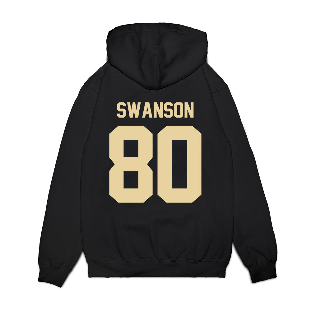 Boston College - NCAA Football : Reed Swanson - Vintage Helmet Premium Hooded Sweatshirt-1