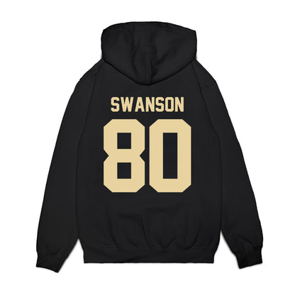 Boston College - NCAA Football : Reed Swanson - Vintage Helmet Premium Hooded Sweatshirt-1