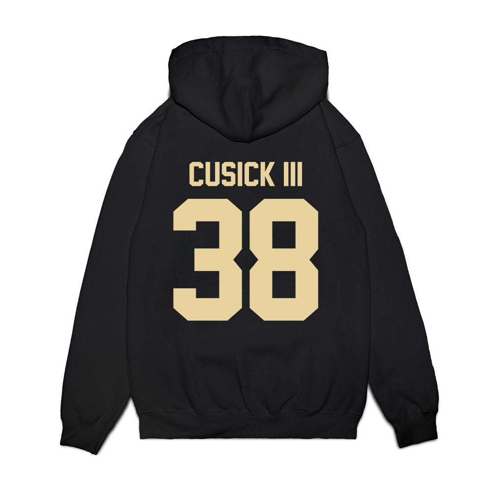 Boston College - NCAA Football : Tommy Cusick III - Vintage Helmet Premium Hooded Sweatshirt-1