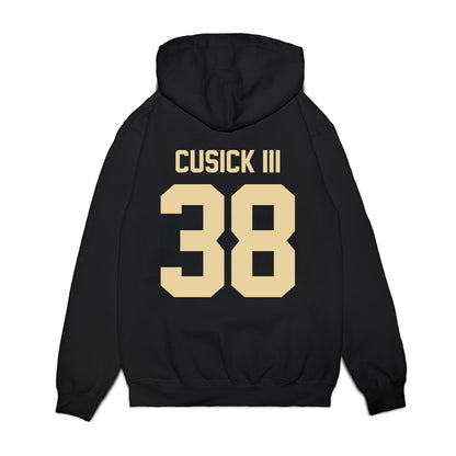 Boston College - NCAA Football : Tommy Cusick III - Vintage Helmet Premium Hooded Sweatshirt-1
