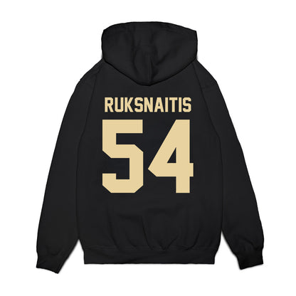 Boston College - NCAA Football : Dean Ruksnaitis - Vintage Helmet Premium Hooded Sweatshirt-1