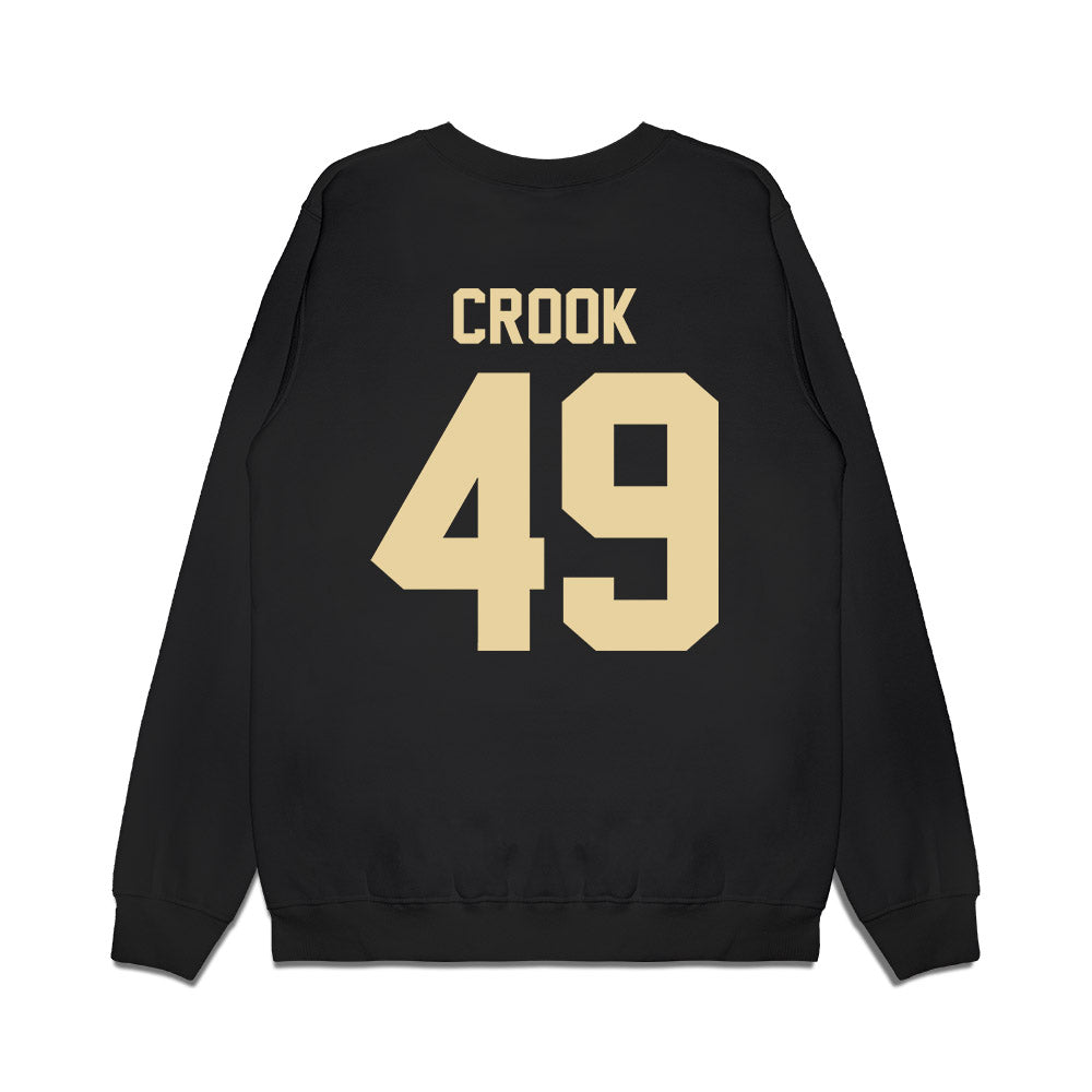 Boston College - NCAA Football : Cooper Crook - Vintage Helmet Premium Crewneck Sweatshirt-1