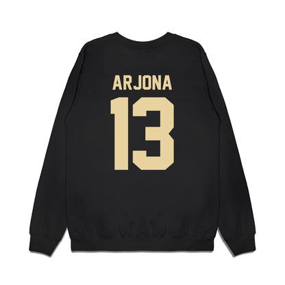 Boston College - NCAA Football : Enzo Arjona - Vintage Helmet Premium Crewneck Sweatshirt-1