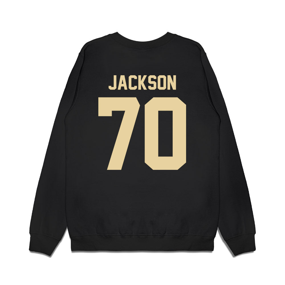 Boston College - NCAA Football : Reggie Jackson - Vintage Helmet Premium Crewneck Sweatshirt-1