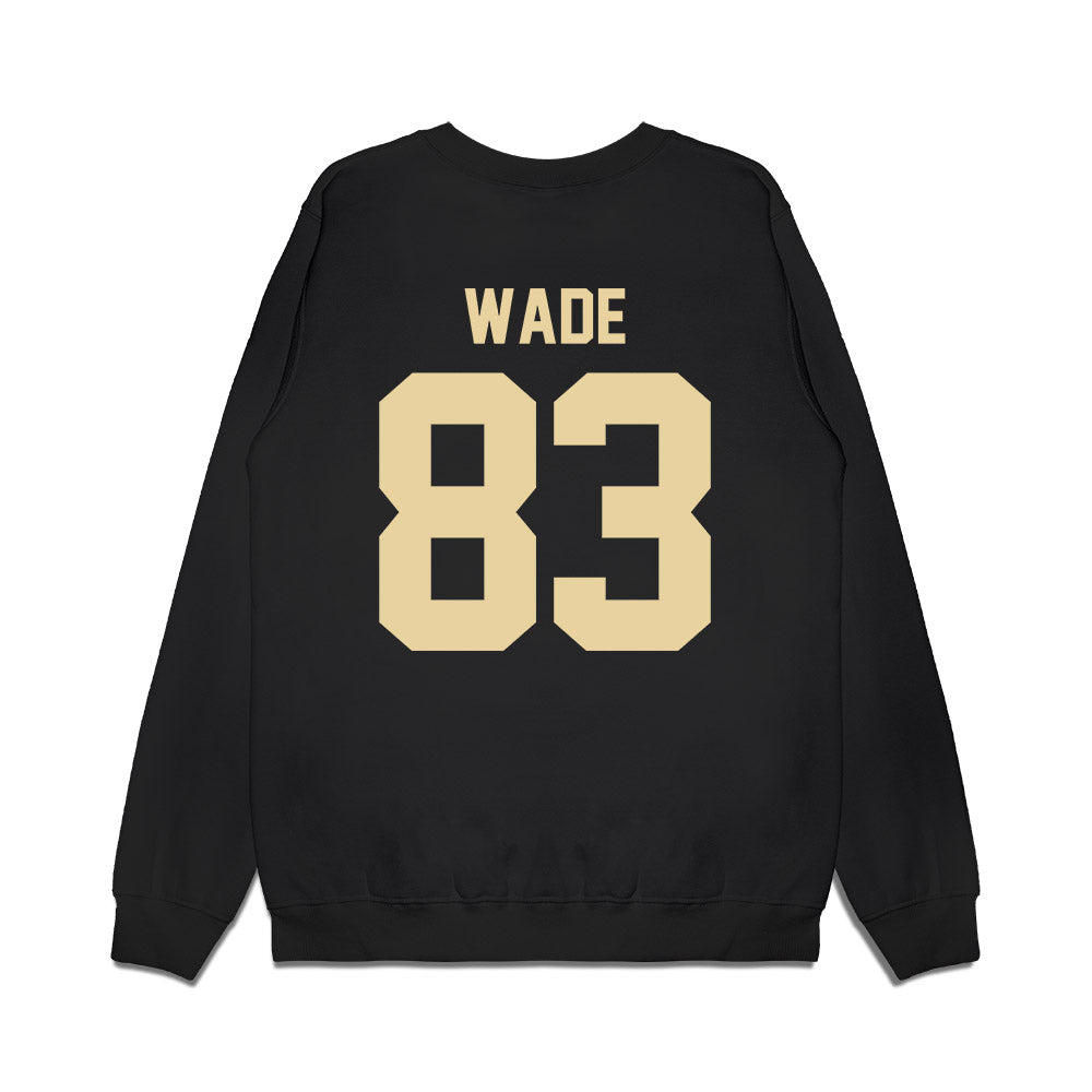 Boston College - NCAA Football : Jackson Wade - Vintage Helmet Premium Crewneck Sweatshirt-1