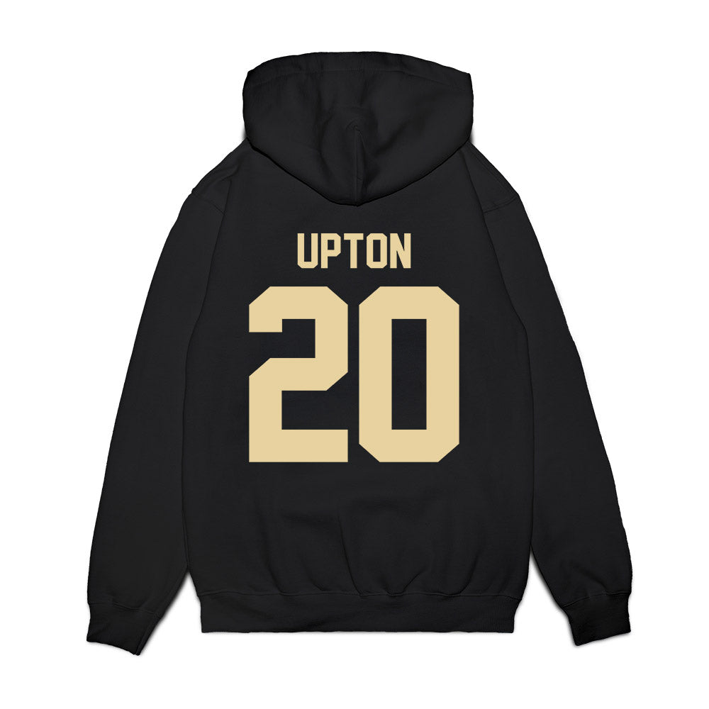 Boston College - NCAA Football : Marcus Upton - Vintage Helmet Premium Hooded Sweatshirt-1