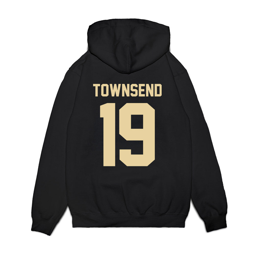 Boston College - NCAA Football : Marcelous Townsend - Vintage Helmet Premium Hooded Sweatshirt-1
