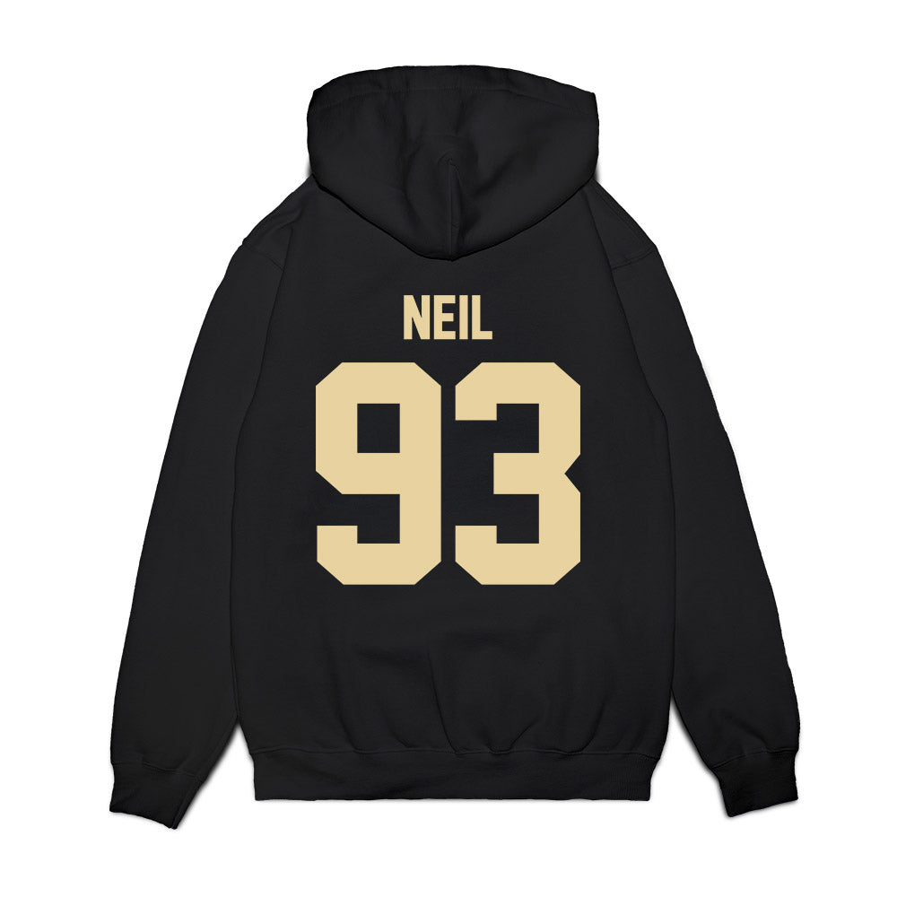 Boston College - NCAA Football : Gavin Neil - Vintage Helmet Premium Hooded Sweatshirt-1