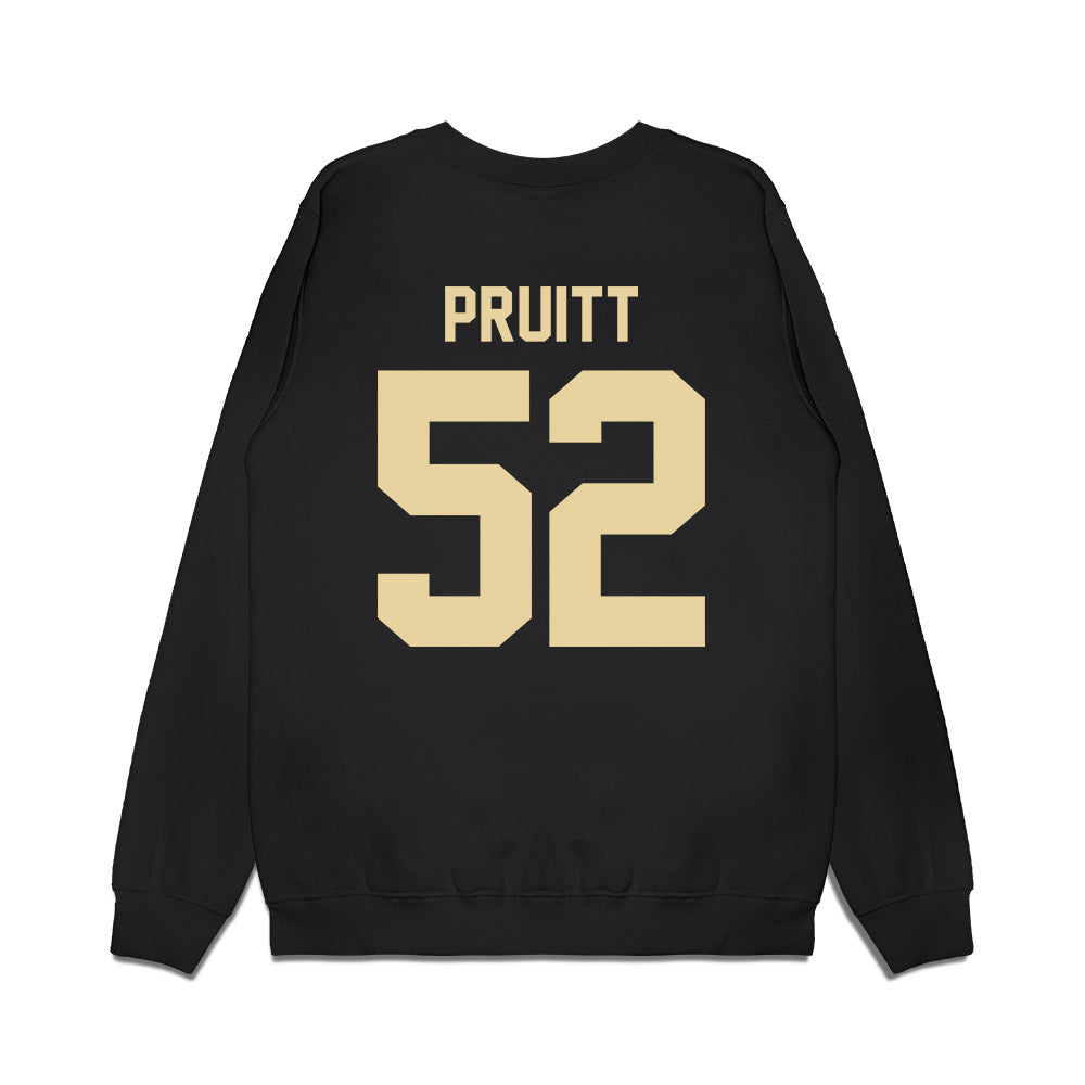 Boston College - NCAA Football : Judah Pruitt - Vintage Helmet Premium Crewneck Sweatshirt-1