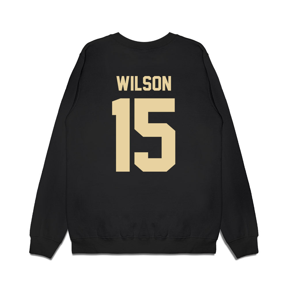 Boston College - NCAA Football : Grayson Wilson - Vintage Helmet Premium Crewneck Sweatshirt-1