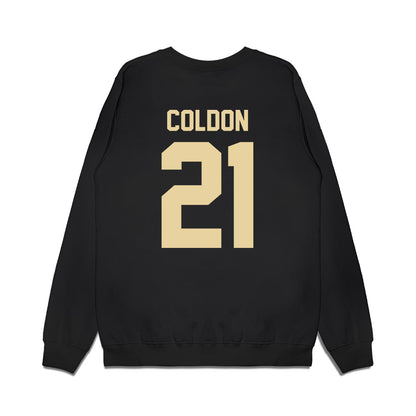 Boston College - NCAA Football : Charleston Coldon - Vintage Helmet Premium Crewneck Sweatshirt-1