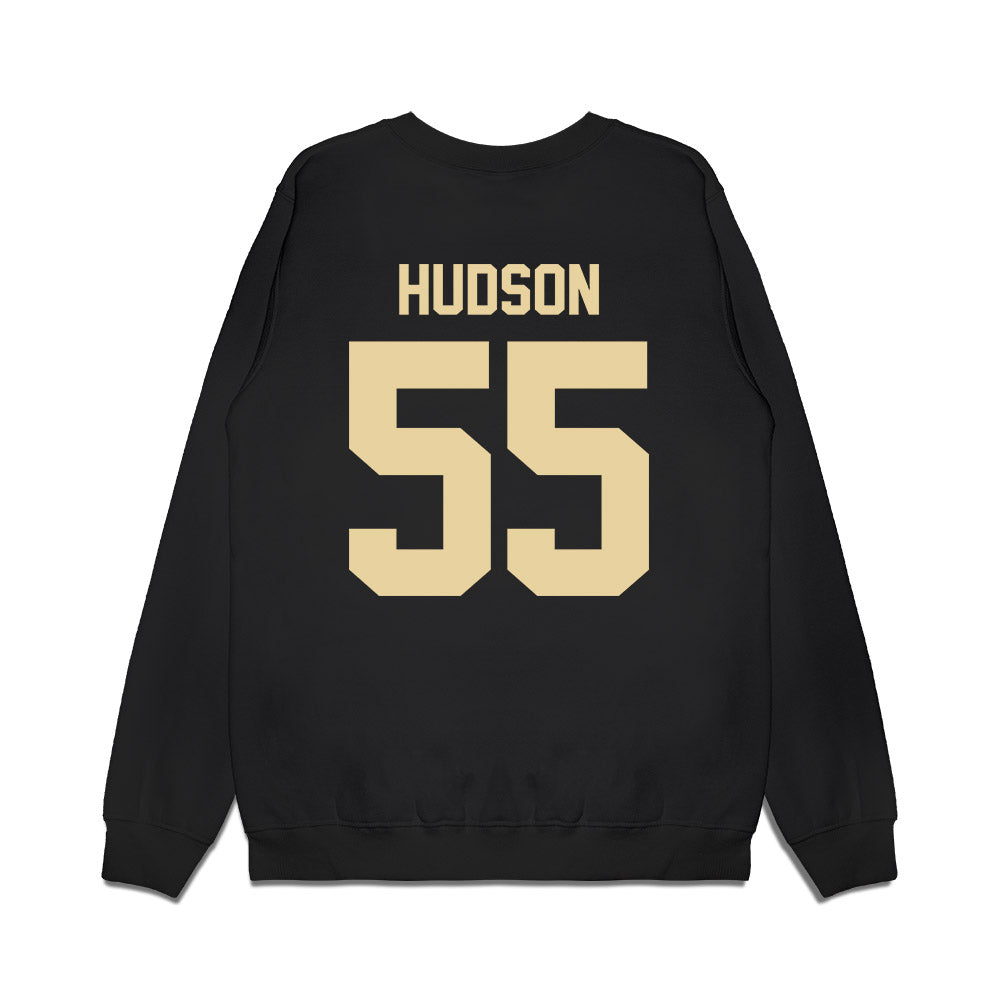 Boston College - NCAA Football : Christian Hudson - Vintage Helmet Premium Crewneck Sweatshirt-1