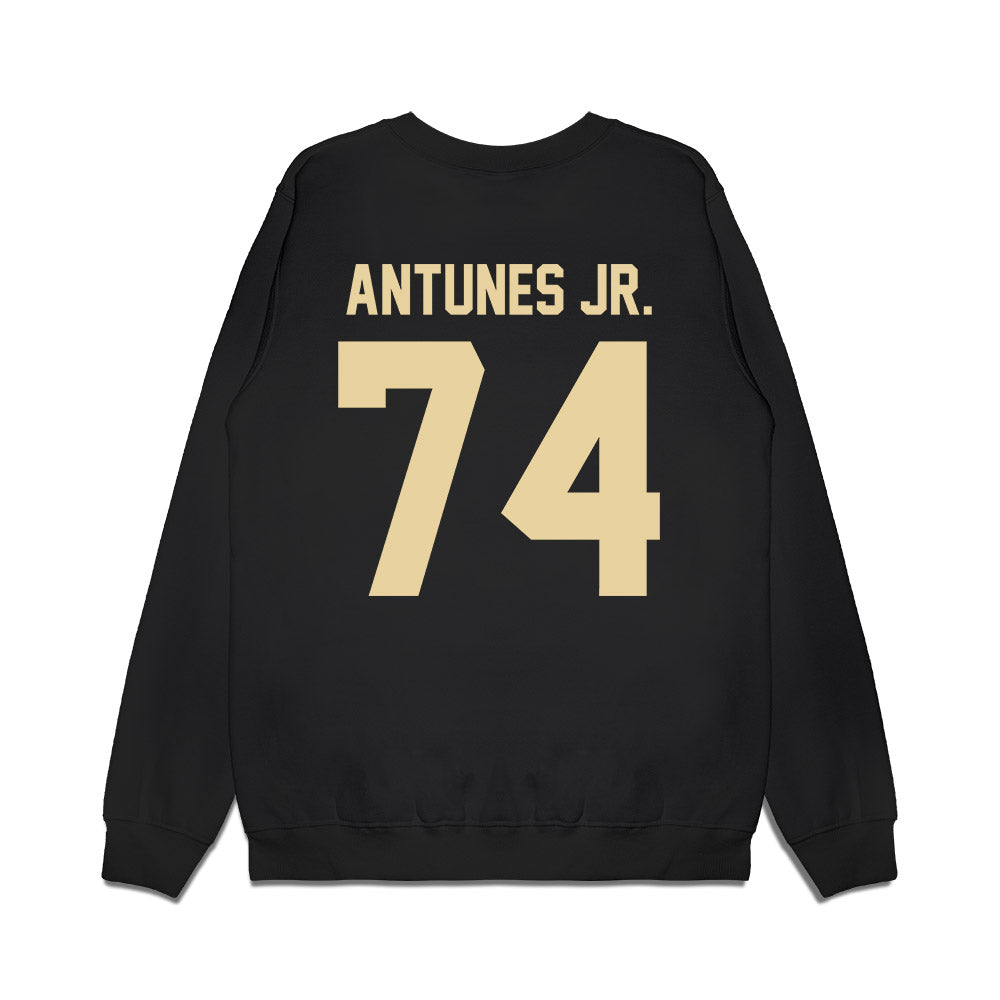 Boston College - NCAA Football : Marcelino Antunes Jr. - Vintage Helmet Premium Crewneck Sweatshirt-1