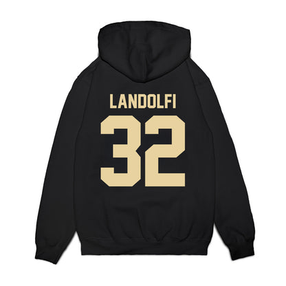 Boston College - NCAA Football : Michael Landolfi - Vintage Helmet Premium Hooded Sweatshirt-1