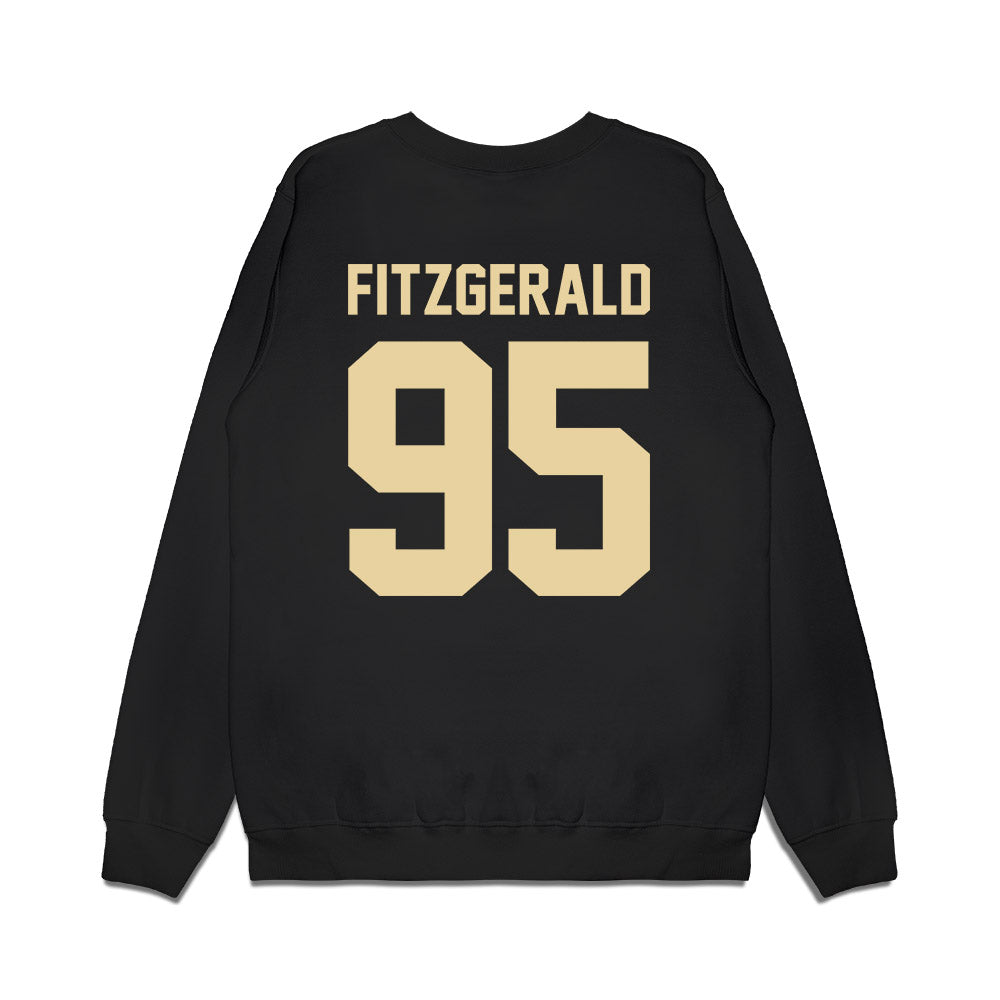Boston College - NCAA Football : Mac Fitzgerald - Vintage Helmet Premium Crewneck Sweatshirt-1