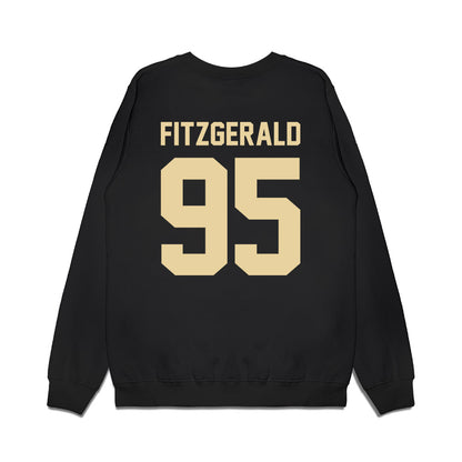 Boston College - NCAA Football : Mac Fitzgerald - Vintage Helmet Premium Crewneck Sweatshirt-1