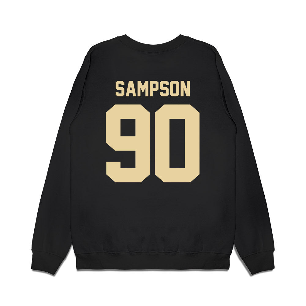 Boston College - NCAA Football : KJ Sampson - Vintage Helmet Premium Crewneck Sweatshirt-1