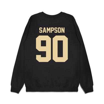 Boston College - NCAA Football : KJ Sampson - Vintage Helmet Premium Crewneck Sweatshirt-1