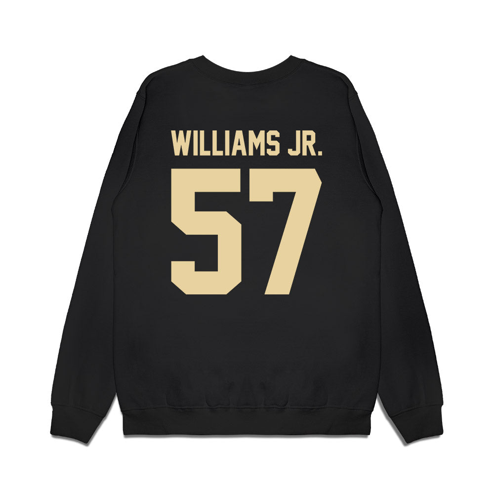 Boston College - NCAA Football : Denzil Williams Jr. - Vintage Helmet Premium Crewneck Sweatshirt-1