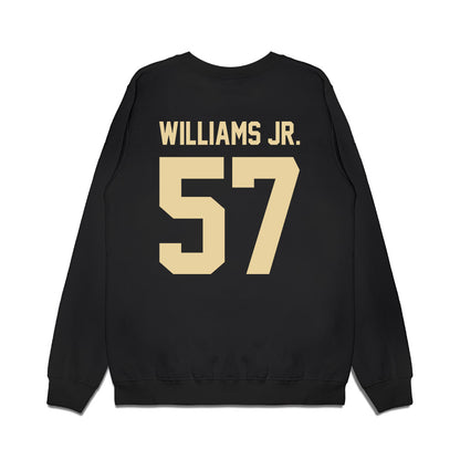 Boston College - NCAA Football : Denzil Williams Jr. - Vintage Helmet Premium Crewneck Sweatshirt-1