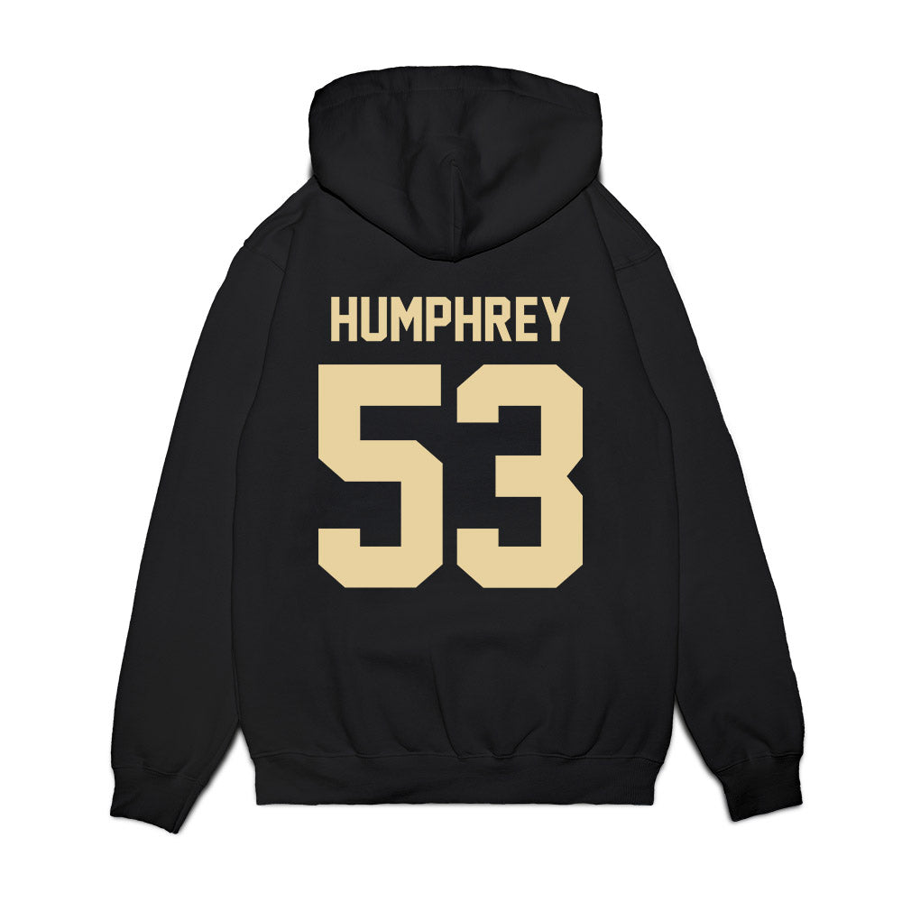 Boston College - NCAA Football : Tre Humphrey - Vintage Helmet Premium Hooded Sweatshirt-1