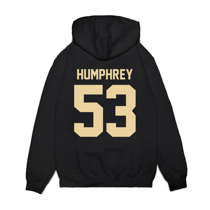 Boston College - NCAA Football : Tre Humphrey - Vintage Helmet Premium Hooded Sweatshirt-1