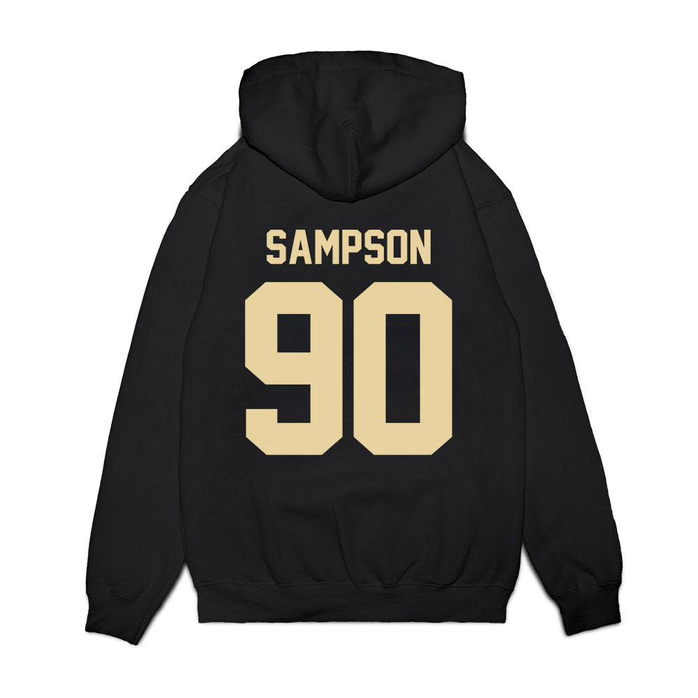 Boston College - NCAA Football : KJ Sampson - Vintage Helmet Premium Hooded Sweatshirt-1
