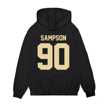 Boston College - NCAA Football : KJ Sampson - Vintage Helmet Premium Hooded Sweatshirt-1