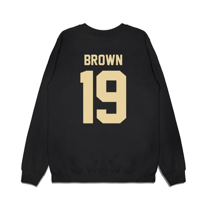Boston College - NCAA Football : Kelvin Brown - Vintage Helmet Premium Crewneck Sweatshirt-1