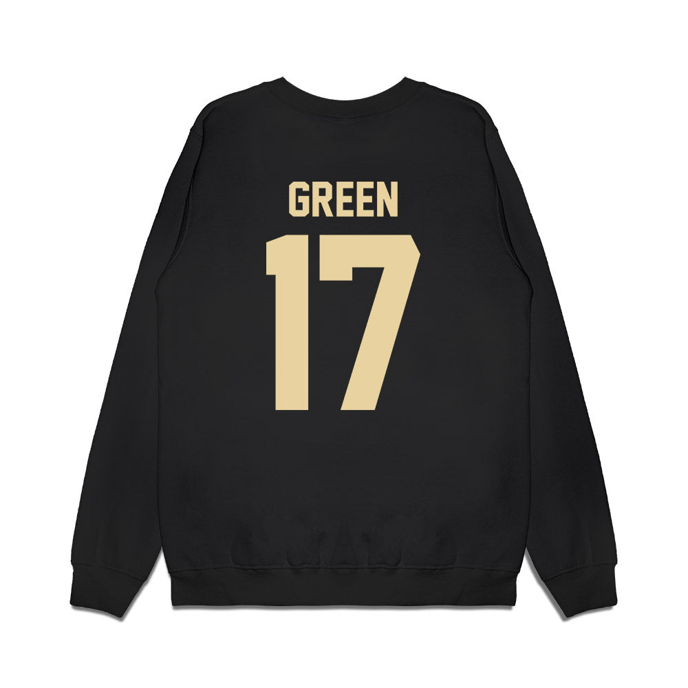 Boston College - NCAA Football : Dajon Green - Vintage Helmet Premium Crewneck Sweatshirt-1