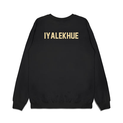 Boston College - NCAA Football : Lawrence Iyalekhue - Vintage Helmet Premium Crewneck Sweatshirt-1