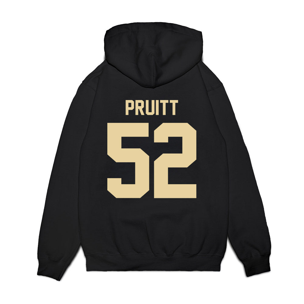 Boston College - NCAA Football : Judah Pruitt - Vintage Helmet Premium Hooded Sweatshirt-1