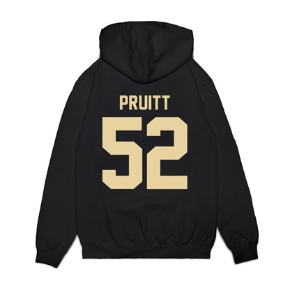 Boston College - NCAA Football : Judah Pruitt - Vintage Helmet Premium Hooded Sweatshirt-1