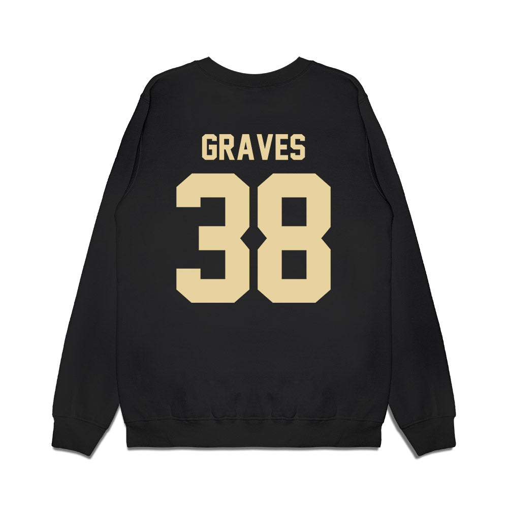 Boston College - NCAA Football : Will Graves - Vintage Helmet Premium Crewneck Sweatshirt-1