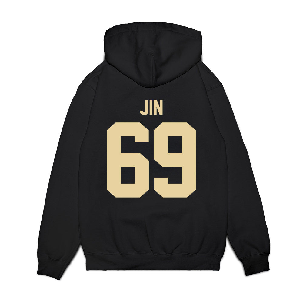 Boston College - NCAA Football : Marek Jin - Vintage Helmet Premium Hooded Sweatshirt-1
