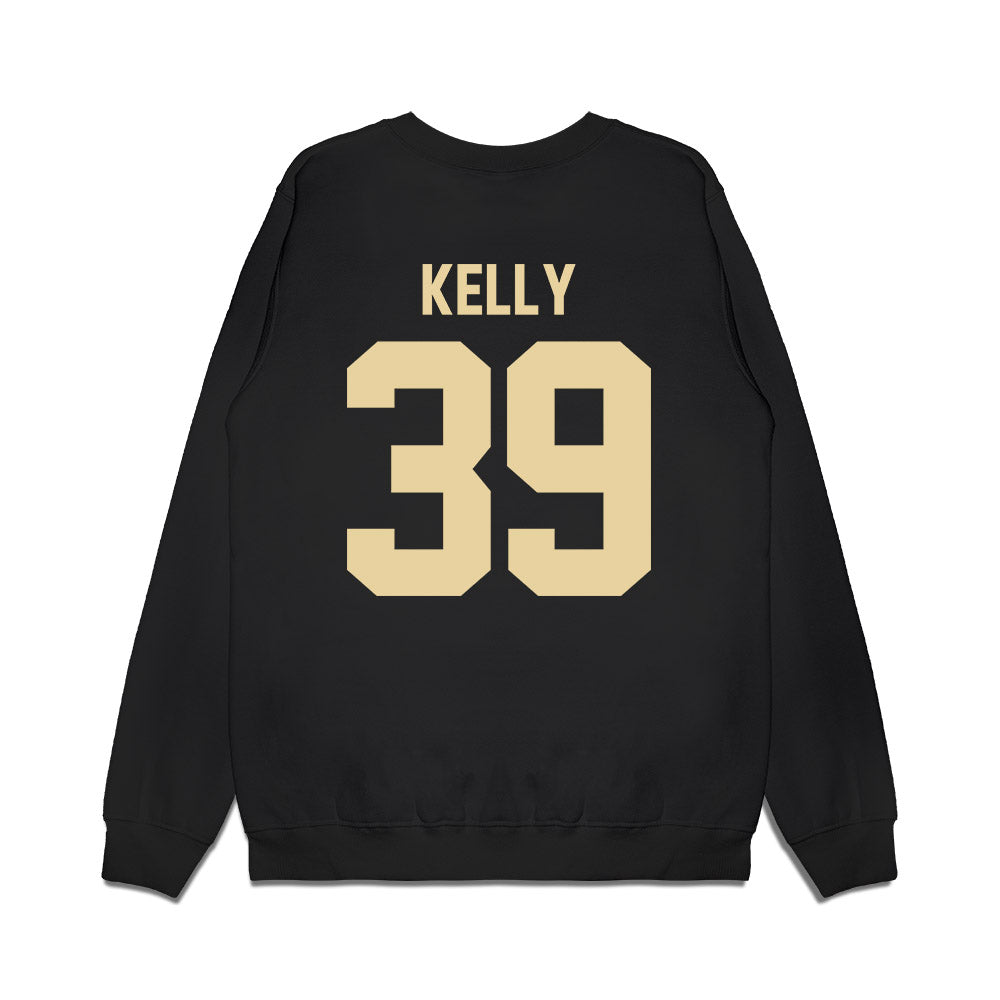 Boston College - NCAA Football : Zach Kelly - Vintage Helmet Premium Crewneck Sweatshirt-1